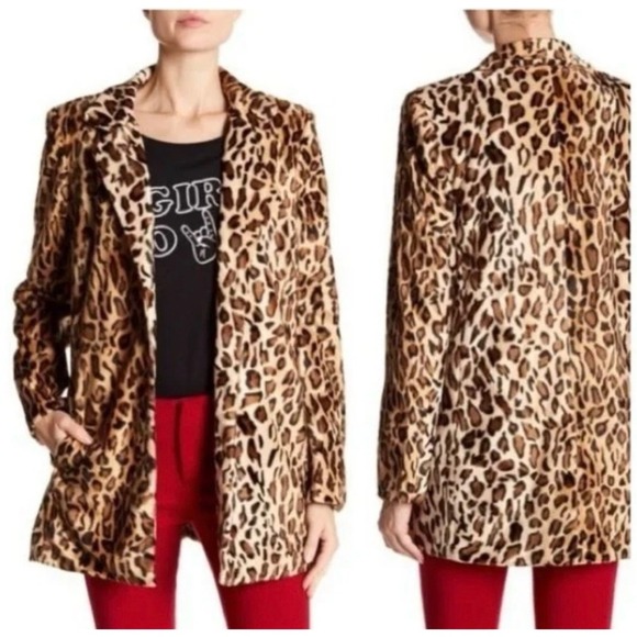 Jackets & Blazers - Philosophy Faux Leopard blazer, women's size large